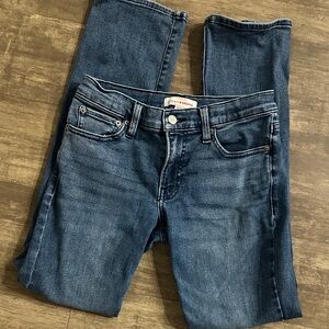 Lucky Brand Blue Straight Leg Jeans mid rise